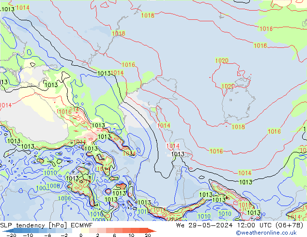 tendencja ECMWF śro. 29.05.2024 12 UTC