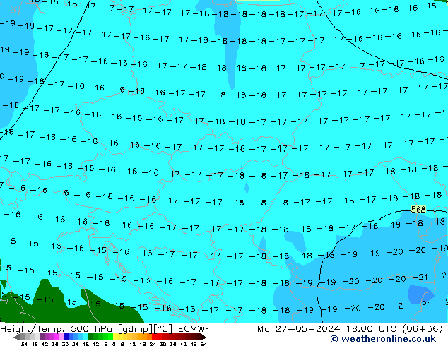 Z500/Rain (+SLP)/Z850 ECMWF lun 27.05.2024 18 UTC