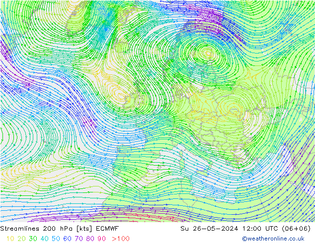  200 hPa ECMWF  26.05.2024 12 UTC