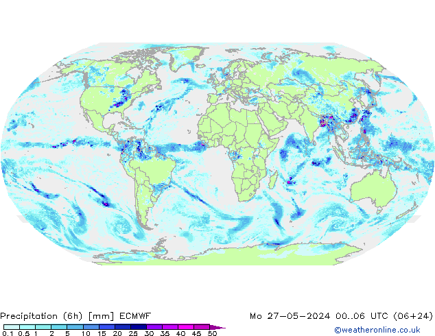 Z500/Regen(+SLP)/Z850 ECMWF ma 27.05.2024 06 UTC