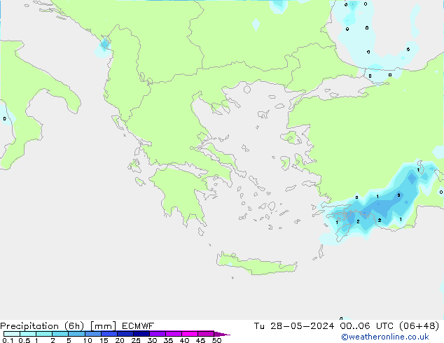 Z500/Rain (+SLP)/Z850 ECMWF Tu 28.05.2024 06 UTC