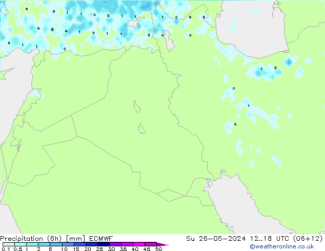 Z500/Regen(+SLP)/Z850 ECMWF zo 26.05.2024 18 UTC