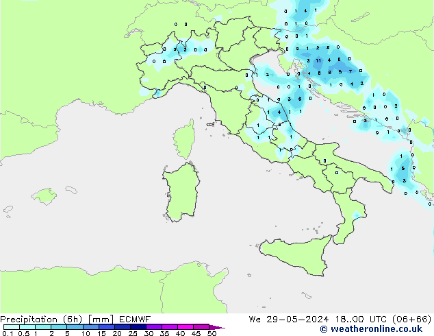 Z500/Rain (+SLP)/Z850 ECMWF We 29.05.2024 00 UTC