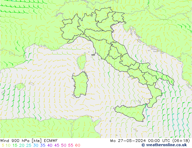  900 hPa ECMWF  27.05.2024 00 UTC