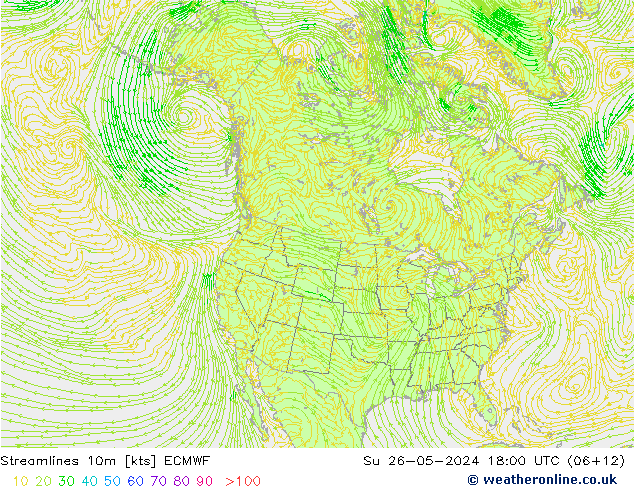 Stroomlijn 10m ECMWF zo 26.05.2024 18 UTC