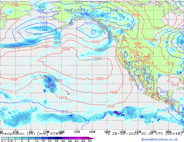 Z500/Rain (+SLP)/Z850 ECMWF Ter 28.05.2024 06 UTC