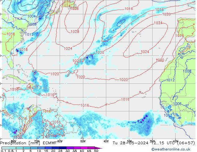 opad ECMWF wto. 28.05.2024 15 UTC