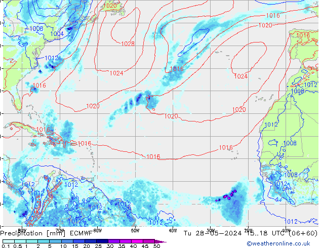 Yağış ECMWF Sa 28.05.2024 18 UTC