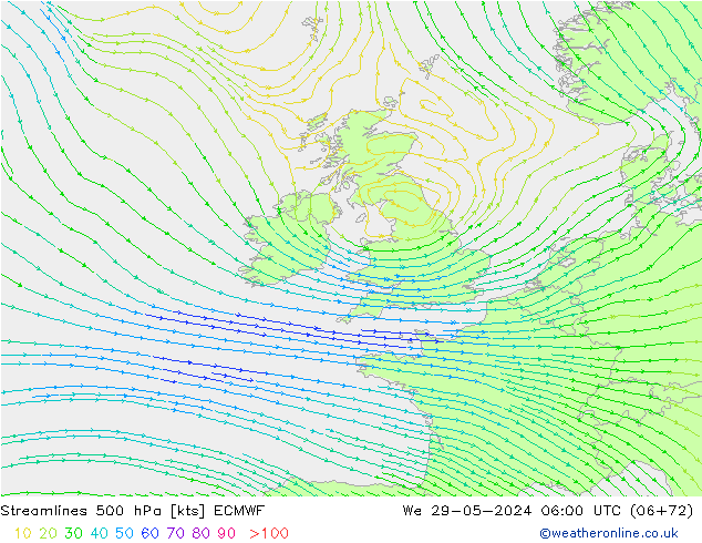  500 hPa ECMWF  29.05.2024 06 UTC