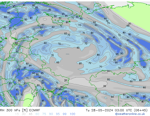 RV 300 hPa ECMWF di 28.05.2024 03 UTC