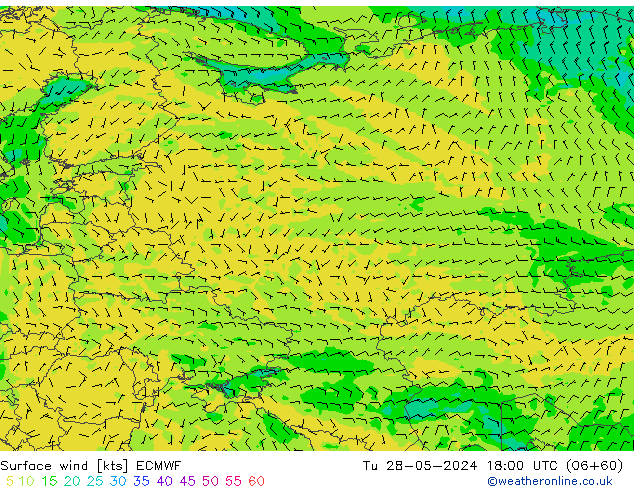  10 m ECMWF  28.05.2024 18 UTC