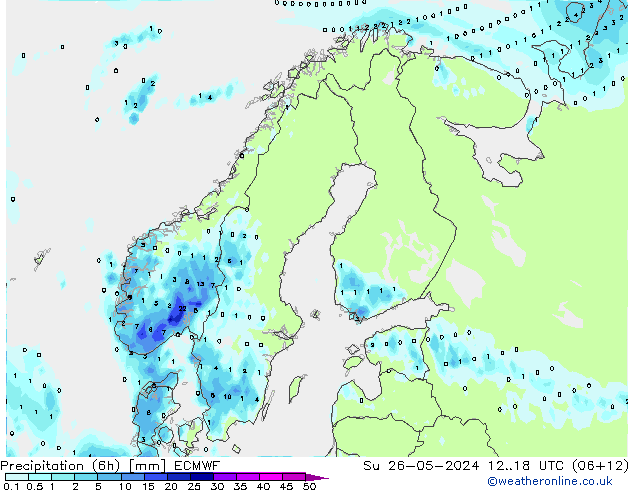 Z500/Regen(+SLP)/Z850 ECMWF zo 26.05.2024 18 UTC