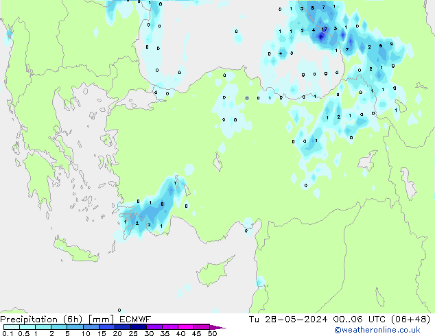 Z500/Rain (+SLP)/Z850 ECMWF mar 28.05.2024 06 UTC