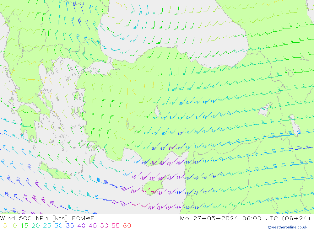  500 hPa ECMWF  27.05.2024 06 UTC