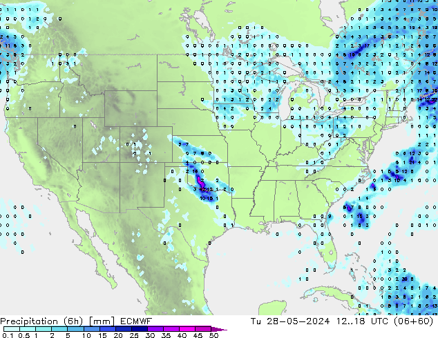 Z500/Rain (+SLP)/Z850 ECMWF Di 28.05.2024 18 UTC