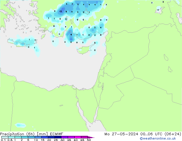 Z500/Rain (+SLP)/Z850 ECMWF lun 27.05.2024 06 UTC