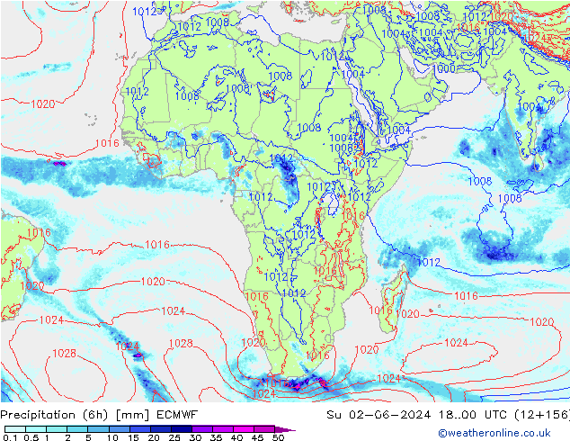 Z500/Rain (+SLP)/Z850 ECMWF  02.06.2024 00 UTC