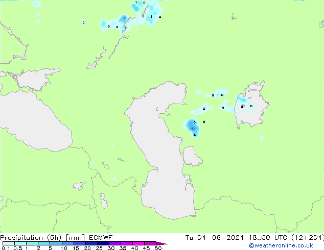 Z500/Rain (+SLP)/Z850 ECMWF mar 04.06.2024 00 UTC