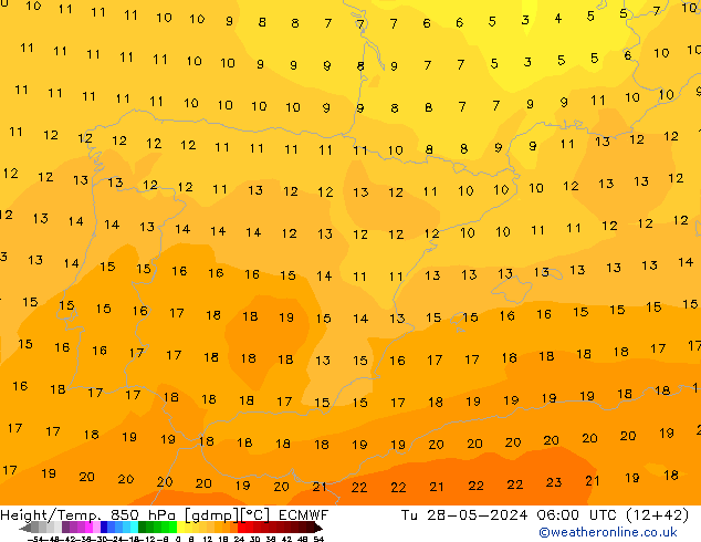 Z500/Rain (+SLP)/Z850 ECMWF mar 28.05.2024 06 UTC