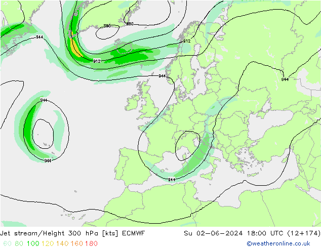 джет ECMWF Вс 02.06.2024 18 UTC