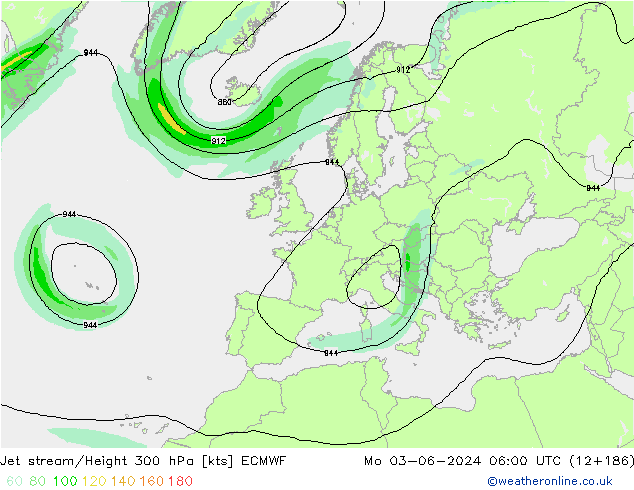 джет ECMWF пн 03.06.2024 06 UTC