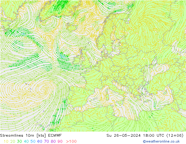  10m ECMWF  26.05.2024 18 UTC