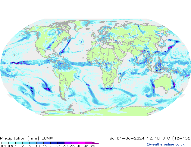 осадки ECMWF сб 01.06.2024 18 UTC
