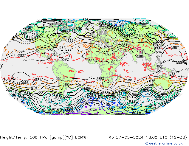 Z500/Rain (+SLP)/Z850 ECMWF Seg 27.05.2024 18 UTC