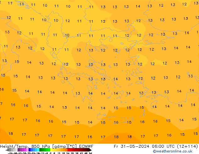 Z500/Regen(+SLP)/Z850 ECMWF vr 31.05.2024 06 UTC