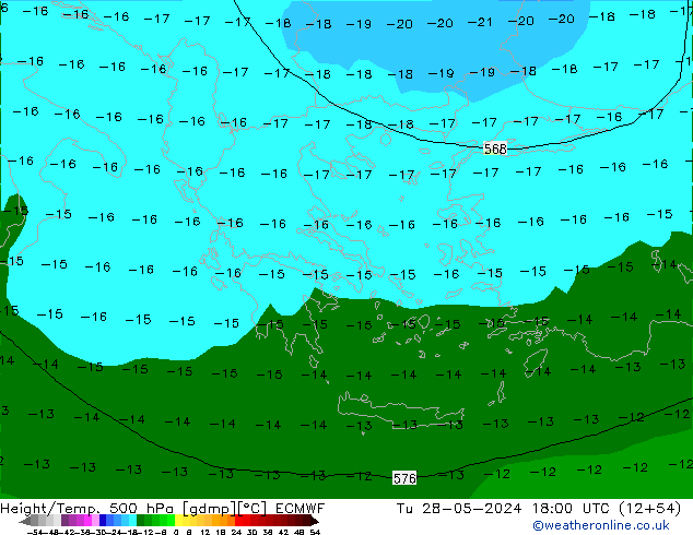 Z500/Rain (+SLP)/Z850 ECMWF Ter 28.05.2024 18 UTC