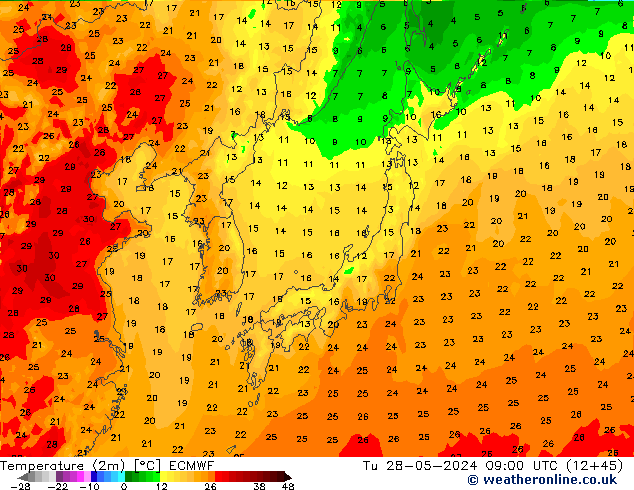     ECMWF  28.05.2024 09 UTC