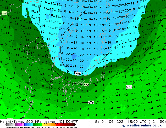 Z500/Rain (+SLP)/Z850 ECMWF  01.06.2024 18 UTC