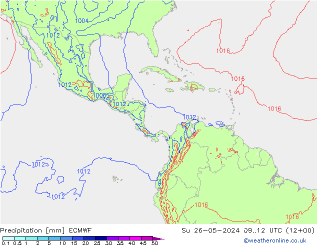 opad ECMWF nie. 26.05.2024 12 UTC