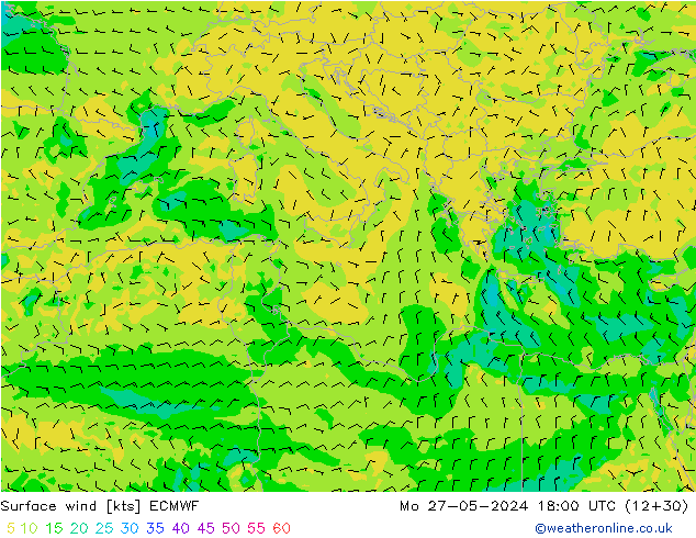  10 m ECMWF  27.05.2024 18 UTC