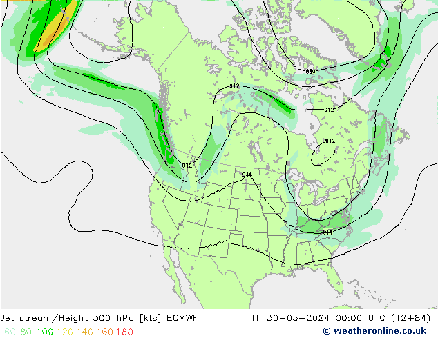 Polarjet ECMWF Do 30.05.2024 00 UTC