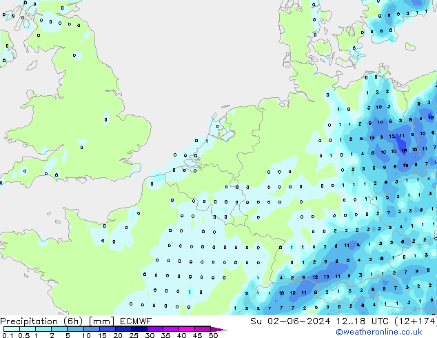 Z500/Rain (+SLP)/Z850 ECMWF dim 02.06.2024 18 UTC