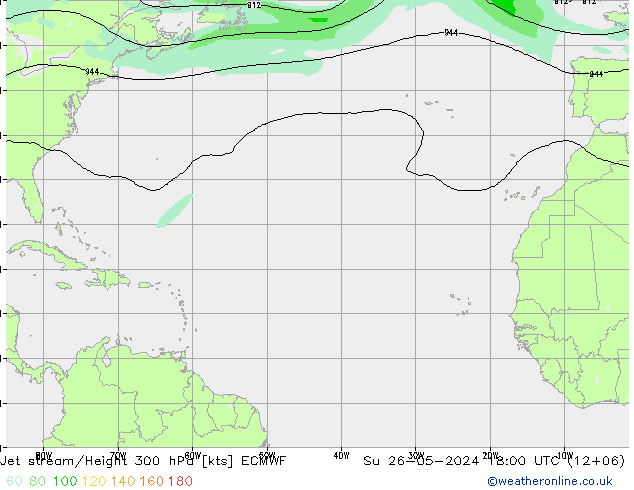 джет ECMWF Вс 26.05.2024 18 UTC