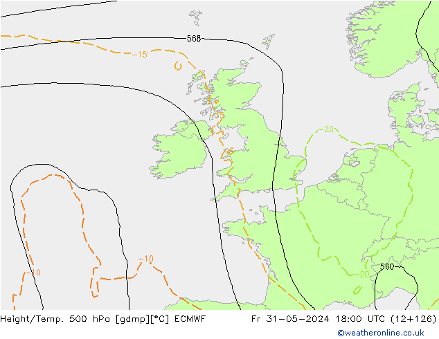 Z500/Rain (+SLP)/Z850 ECMWF пт 31.05.2024 18 UTC