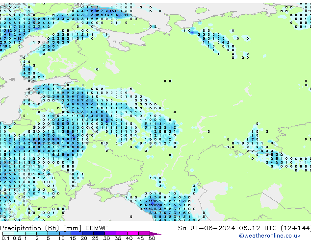 Z500/Rain (+SLP)/Z850 ECMWF Sa 01.06.2024 12 UTC