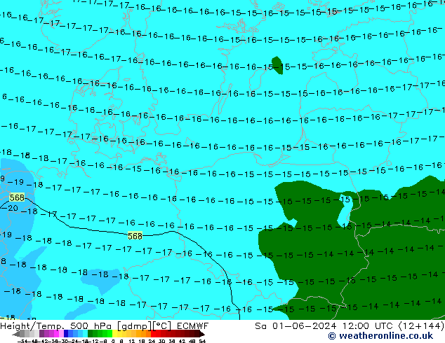 Z500/Regen(+SLP)/Z850 ECMWF za 01.06.2024 12 UTC