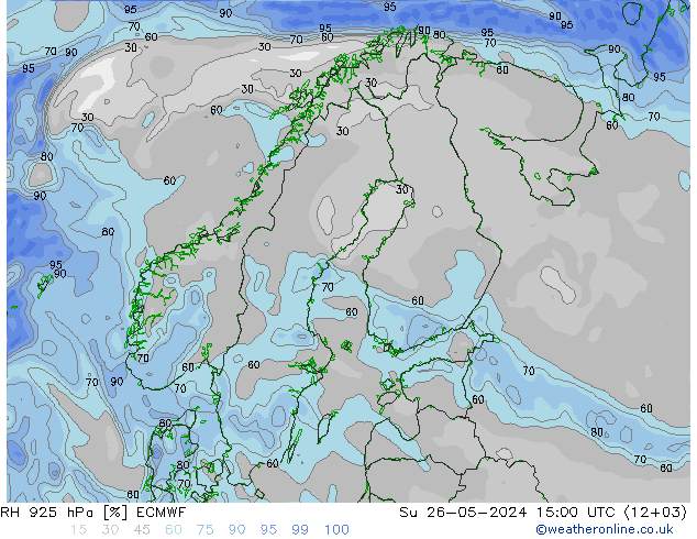 RV 925 hPa ECMWF zo 26.05.2024 15 UTC