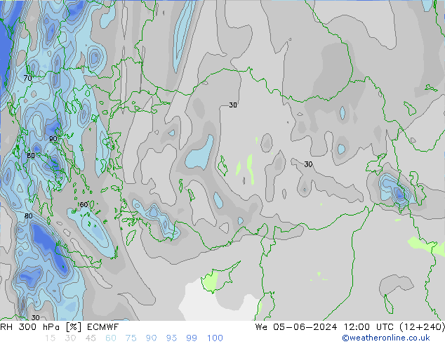 RV 300 hPa ECMWF wo 05.06.2024 12 UTC