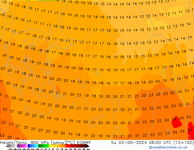 Z500/Rain (+SLP)/Z850 ECMWF nie. 02.06.2024 06 UTC