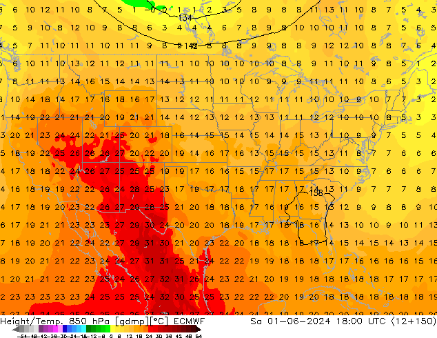 Z500/Rain (+SLP)/Z850 ECMWF sam 01.06.2024 18 UTC