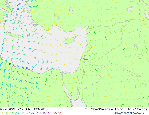  950 hPa ECMWF  26.05.2024 18 UTC