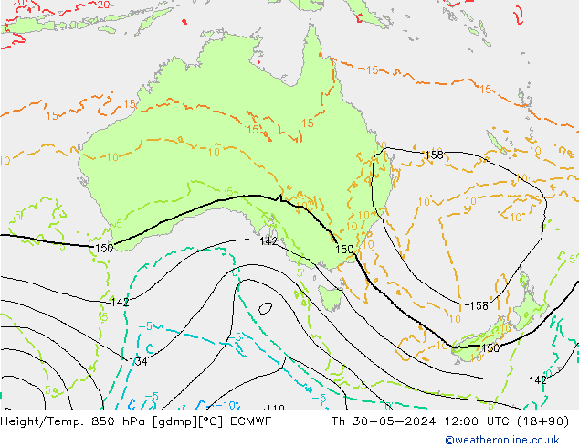 Z500/Regen(+SLP)/Z850 ECMWF do 30.05.2024 12 UTC