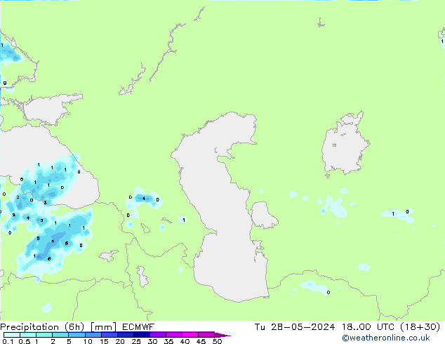 Z500/Rain (+SLP)/Z850 ECMWF mar 28.05.2024 00 UTC