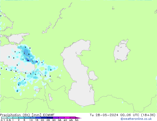 Z500/Rain (+SLP)/Z850 ECMWF Tu 28.05.2024 06 UTC