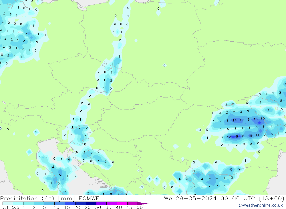 Z500/Rain (+SLP)/Z850 ECMWF śro. 29.05.2024 06 UTC