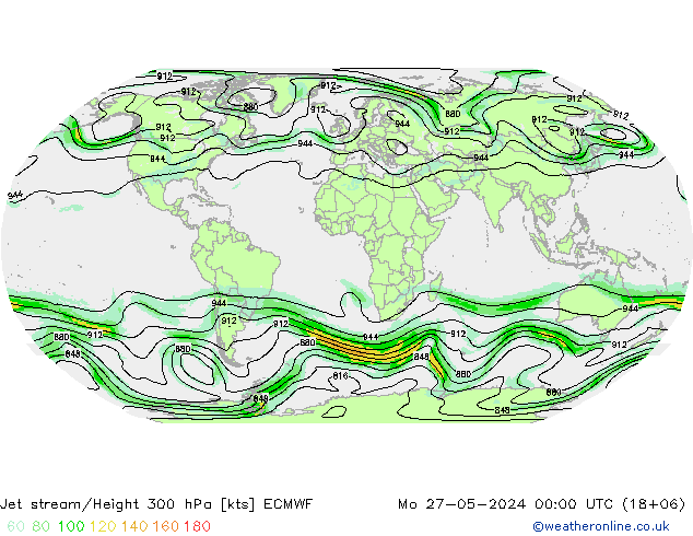 Polarjet ECMWF Mo 27.05.2024 00 UTC